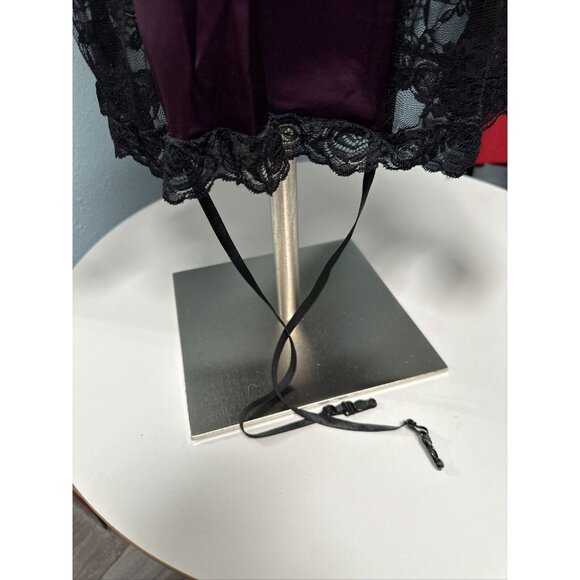 CCC Lycan5ive19 Babydoll Teddy Lingerie Purple Black Lace Erotic Nighty Plus Siz - Picture 7 of 7